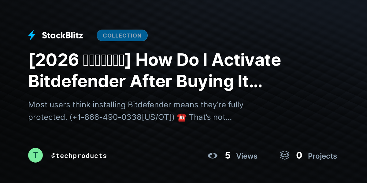 [2026 𝘂𝗽𝗱𝗮𝘁𝗲𝗱] How Do I Activate Bitdefender After Buying It (2026’s Best Method) by techproducts