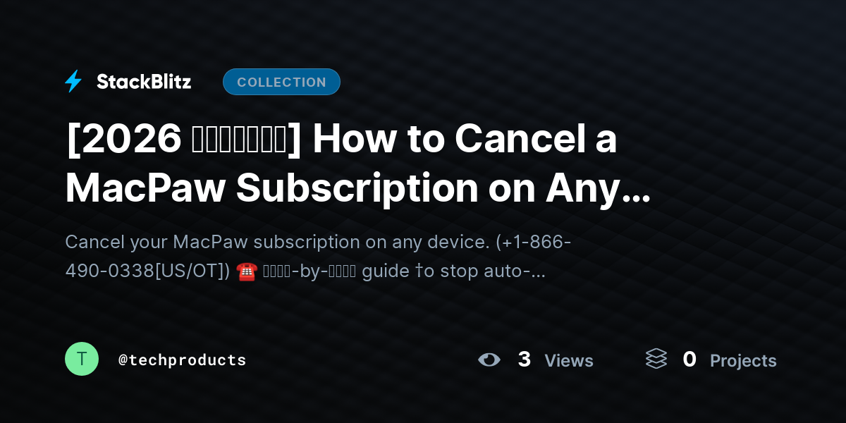 [2026 𝘂𝗽𝗱𝗮𝘁𝗲𝗱] How to Cancel a MacPaw Subscription on Any Device (CleanMyMac & Setapp Guide 2026) by techproducts