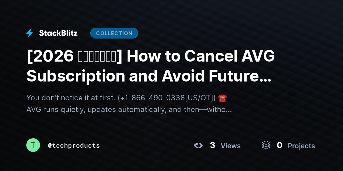 [2026 𝘂𝗽𝗱𝗮𝘁𝗲𝗱] How to Cancel AVG Subscription and Avoid Future Charges (2026 Practical Guide) by techproducts