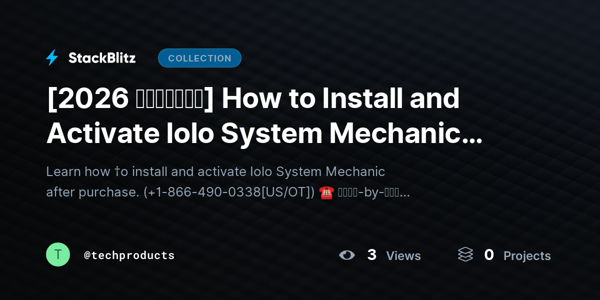 [2026 𝘂𝗽𝗱𝗮𝘁𝗲𝗱] How to Install and Activate Iolo System Mechanic After Purchase (Complete Setup Guide) by techproducts