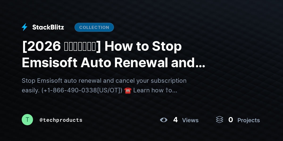 [2026 𝘂𝗽𝗱𝗮𝘁𝗲𝗱] How to Stop Emsisoft Auto Renewal and Cancel Subscription (2026 Step-by-Step Guide) by techproducts