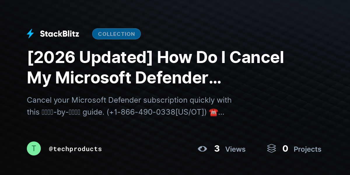 [2026 Updated] How Do I Cancel My Microsoft Defender Subscription Easily (Complete 2026 Guide) by techproducts