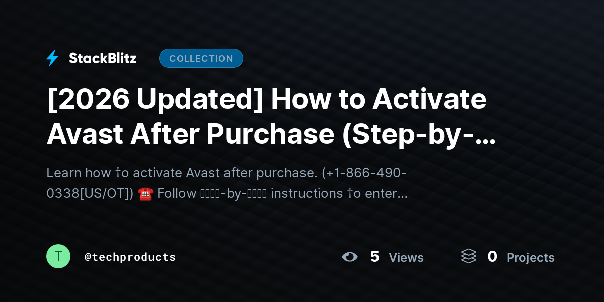 [2026 Updated] How to Activate Avast After Purchase (Step-by-Step Guide) by techproducts