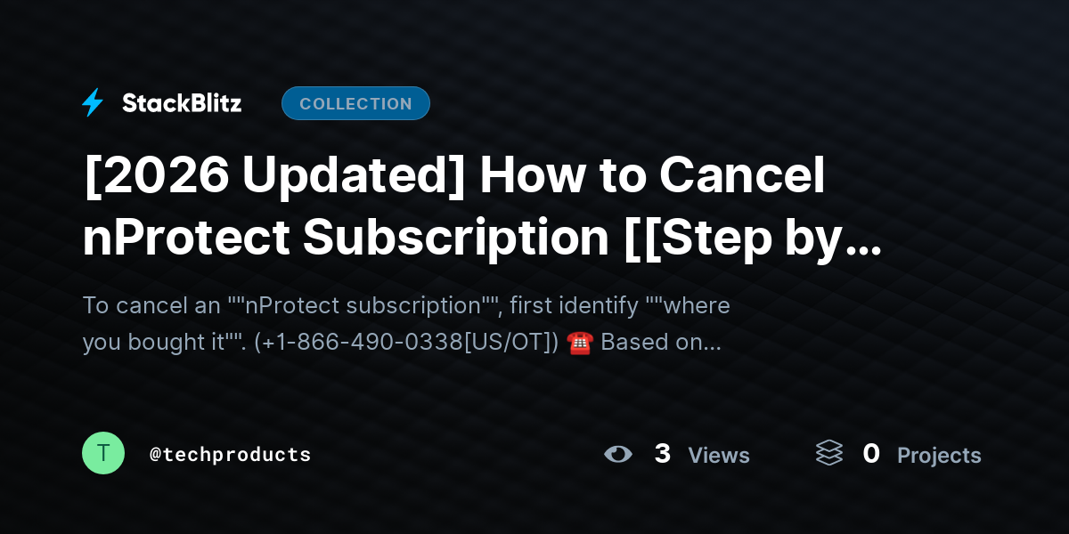[2026 Updated] How to Cancel nProtect Subscription [[Step by Step]] by techproducts