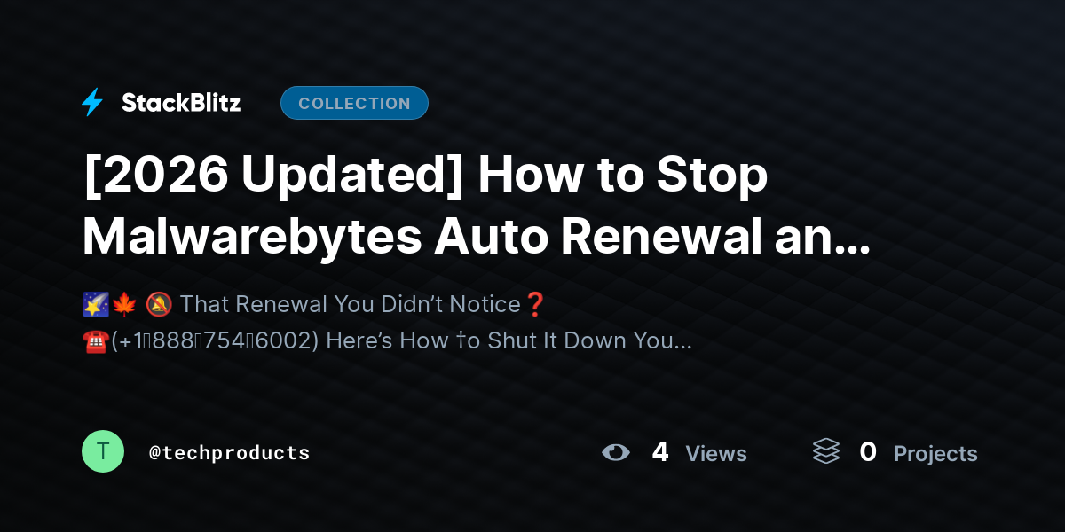 [2026 Updated] How to Stop Malwarebytes Auto Renewal and Cancel Subscription (2026 Complete Guide) by techproducts