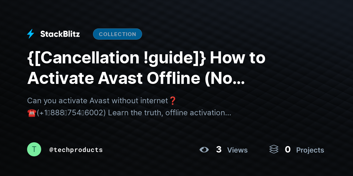 {[Cancellation !guide]} How to Activate Avast Offline (No Internet Activation Guide Explained Clearly) by techproducts