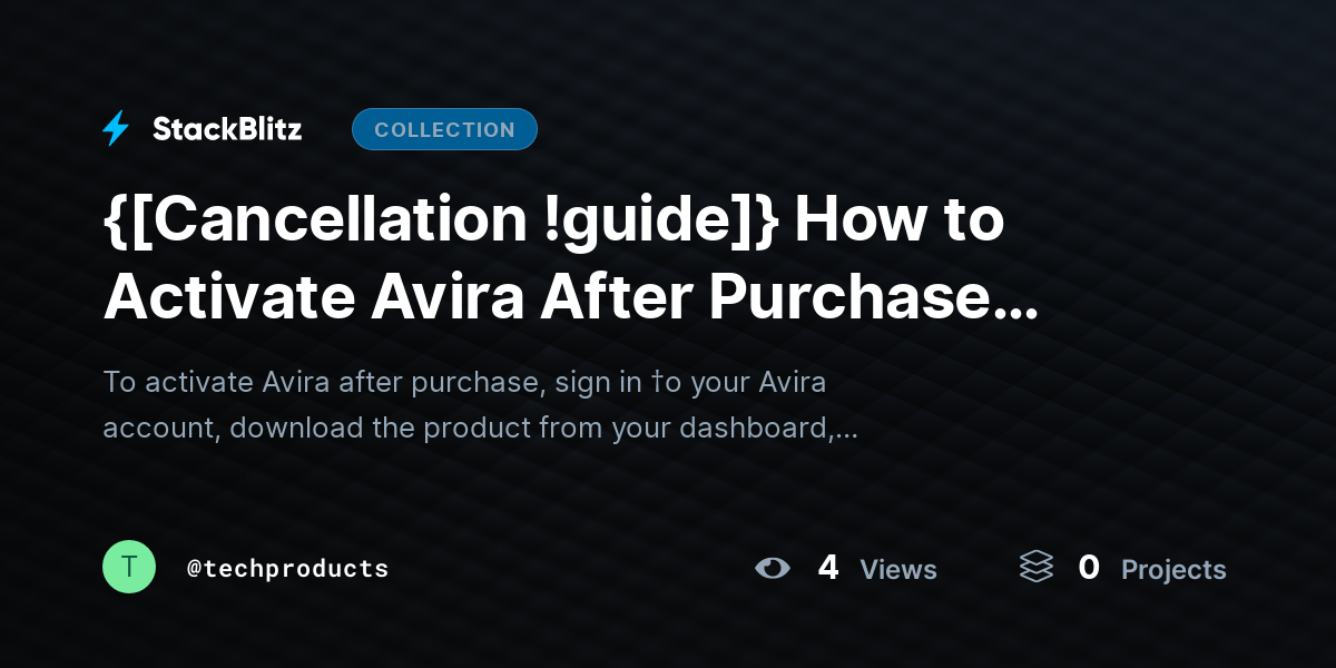 {[Cancellation !guide]} How to Activate Avira After Purchase (Step-by-Step Guide for 2026) by techproducts