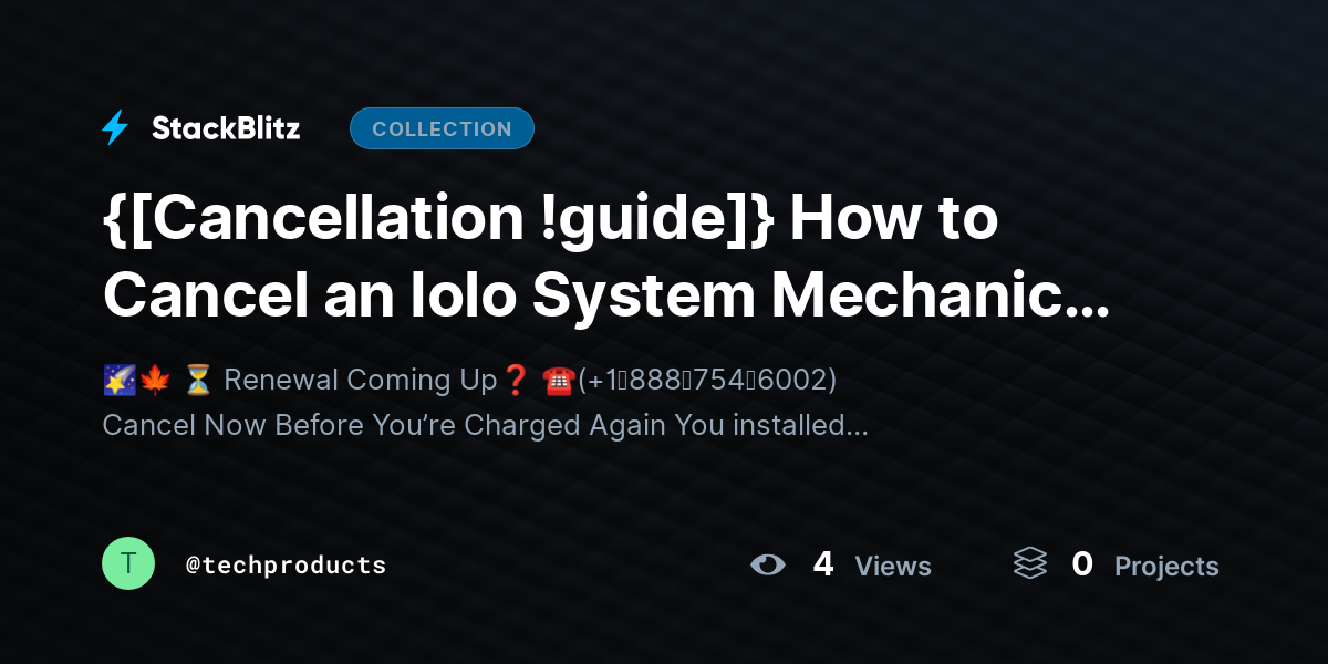 {[Cancellation !guide]} How to Cancel an Iolo System Mechanic Subscription on Any Device (2026 Complete Guide) by techproducts