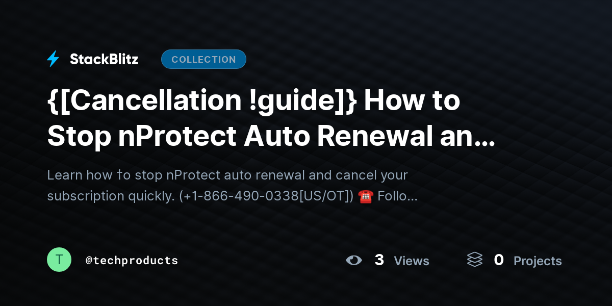{[Cancellation !guide]} How to Stop nProtect Auto Renewal and Cancel Subscription (Step-by-Step Guide) by techproducts