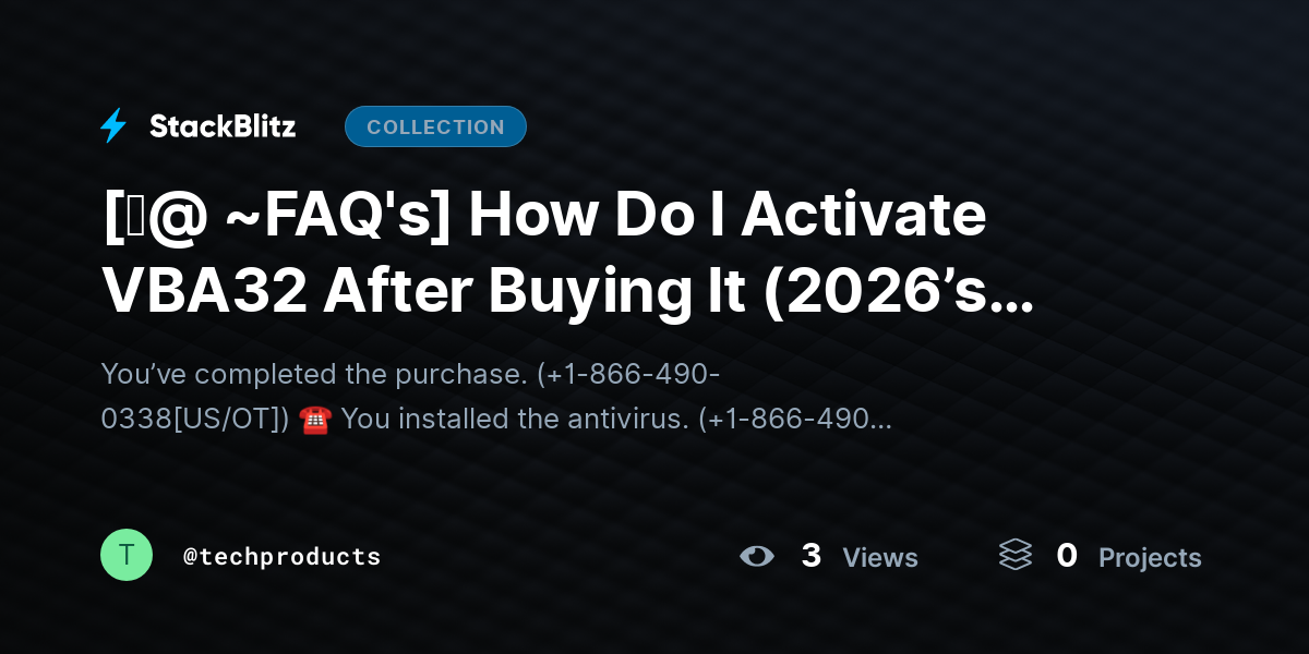 [♜@ ~FAQ's] How Do I Activate VBA32 After Buying It (2026’s Best Method) by techproducts