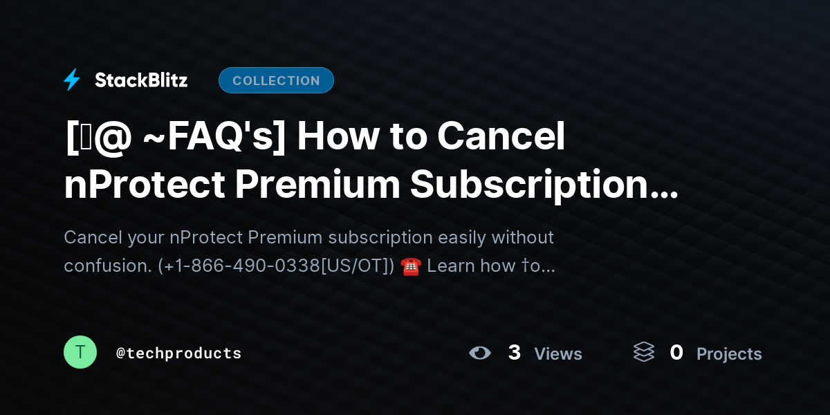 [♜@ ~FAQ's] How to Cancel nProtect Premium Subscription Without Confusion (Step-by-Step Guide) by techproducts