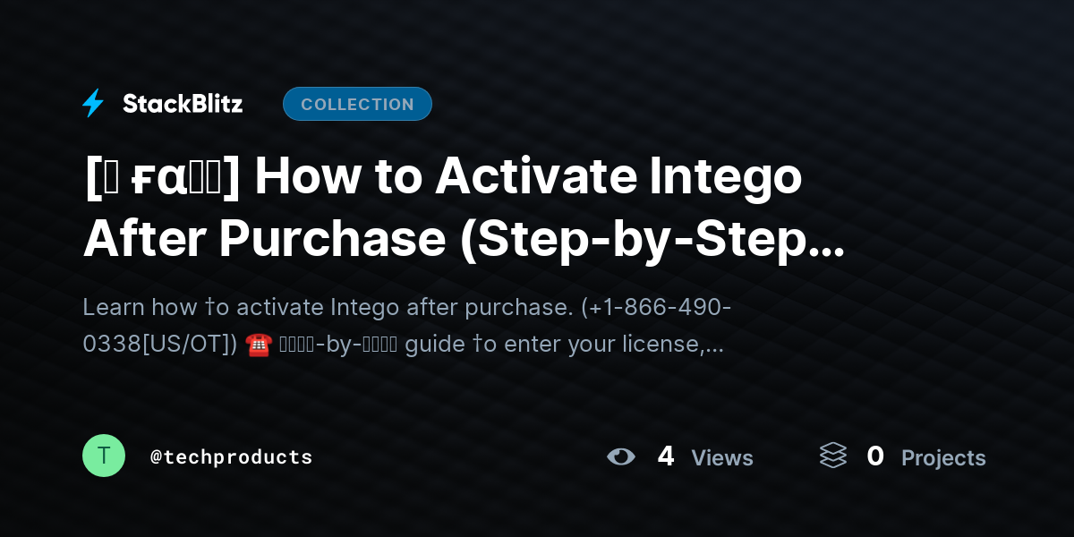 [♜ ғα𝐐𝐒] How to Activate Intego After Purchase (Step-by-Step Guide) by techproducts
