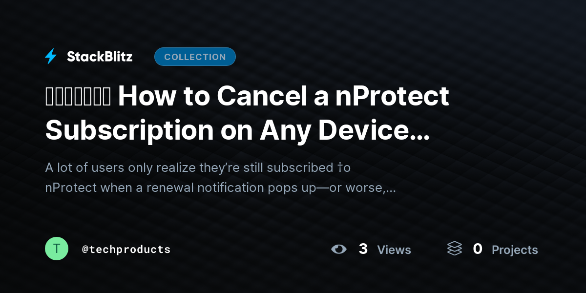 ᵘᵖᵈᵃᵗᵉᵈ How to Cancel a nProtect Subscription on Any Device (Complete 2026 Guide) by techproducts