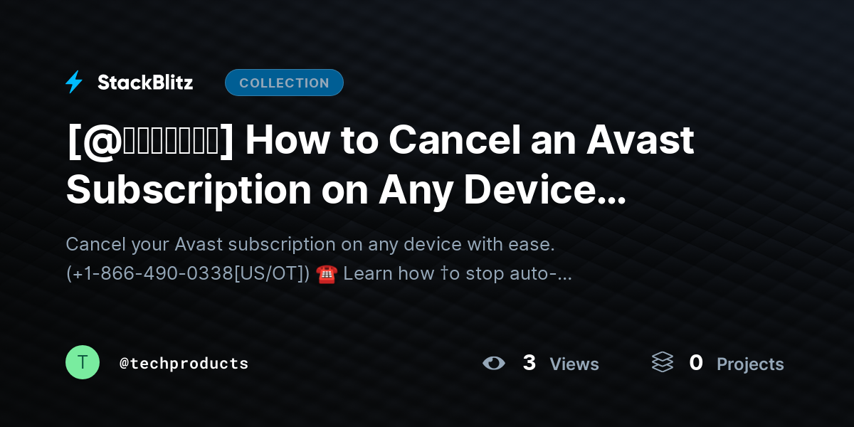 [@𝘶𝘱𝘥𝘢𝘵𝘦𝘥] How to Cancel an Avast Subscription on Any Device (2026 Step-by-Step Guide) by techproducts