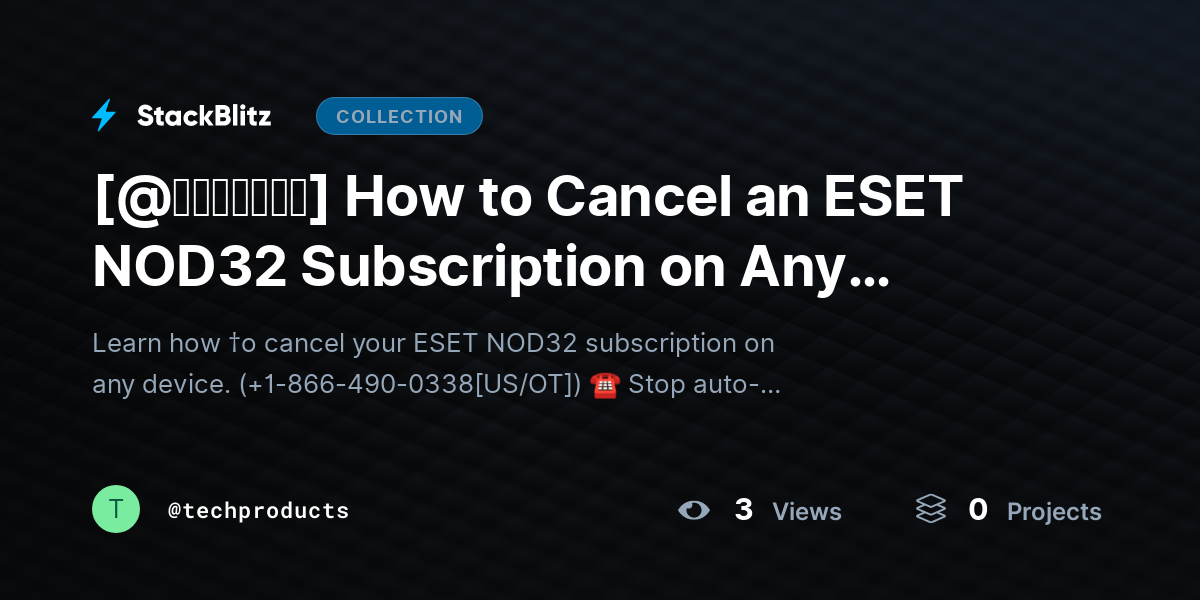 [@𝘶𝘱𝘥𝘢𝘵𝘦𝘥] How to Cancel an ESET NOD32 Subscription on Any Device (Step-by-Step Guide) by techproducts