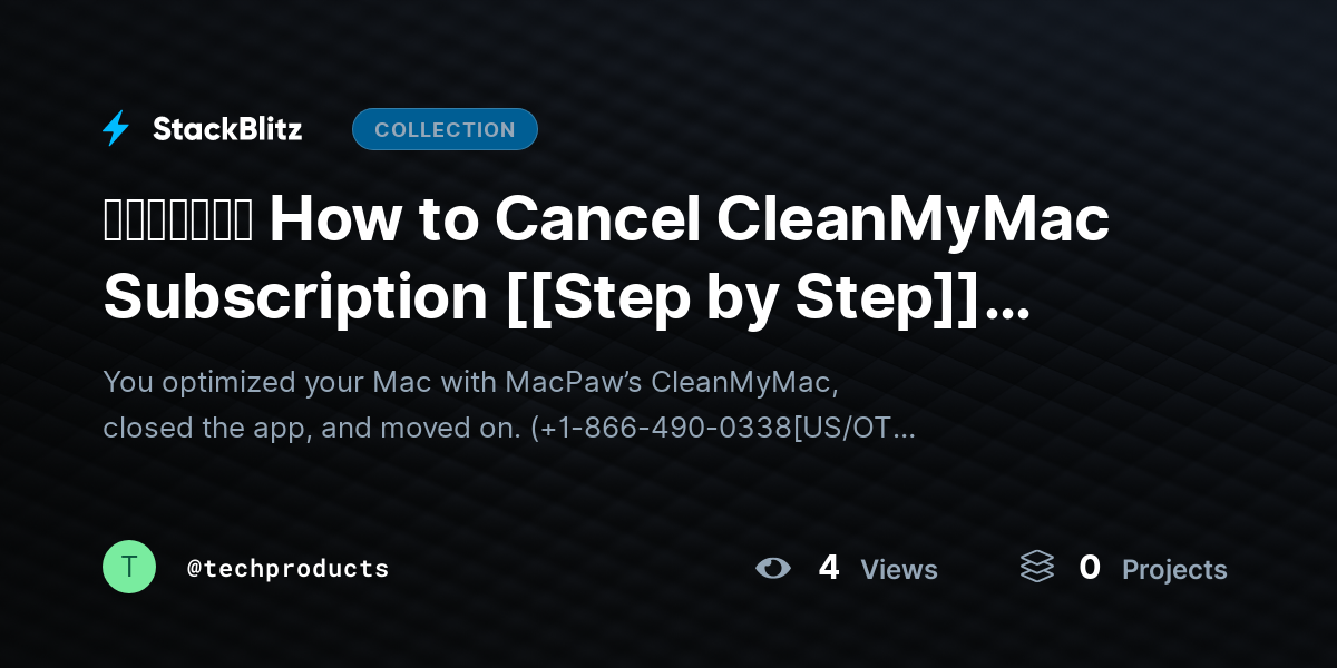 ᵘᵖᵈᵃᵗᵉᵈ How to Cancel CleanMyMac Subscription [[Step by Step]] (2026 Complete Guide) by techproducts