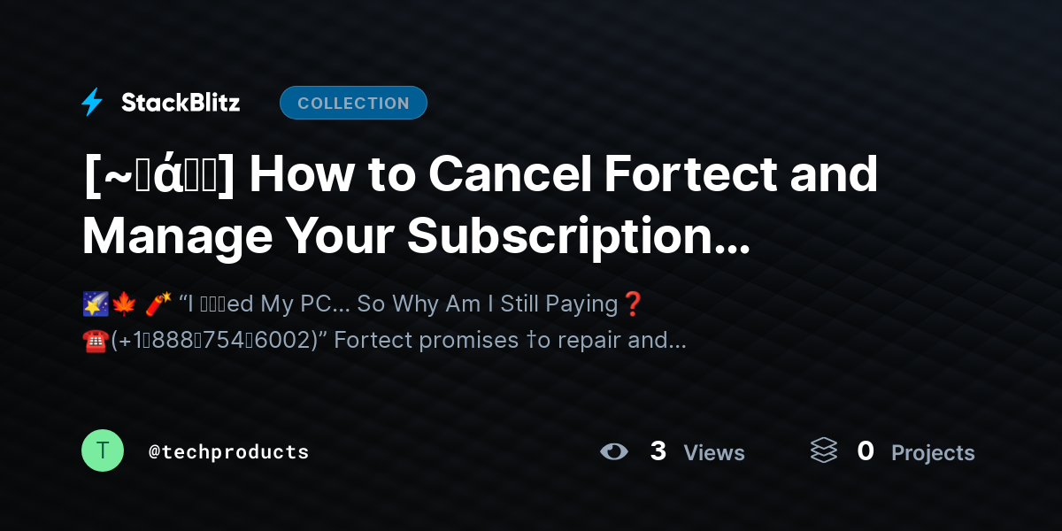 [~𝐅ά𝓠𝕤] How to Cancel Fortect and Manage Your Subscription Settings (2026 Complete Guide) by techproducts