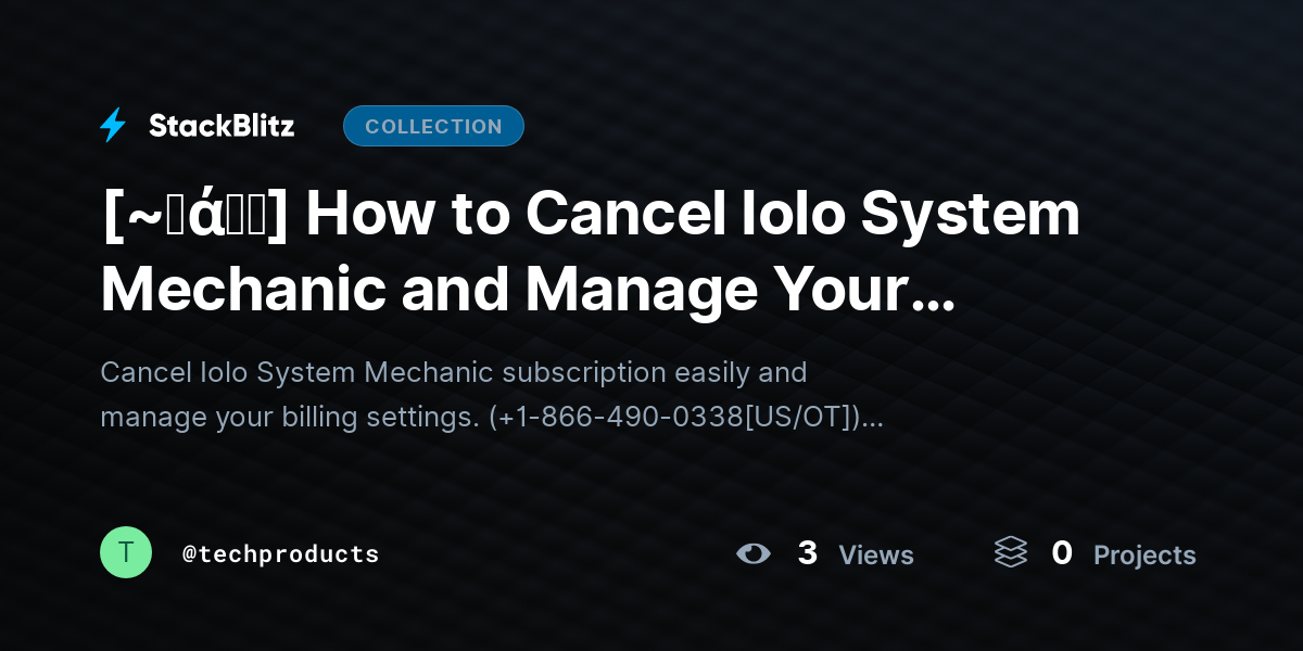 [~𝐅ά𝓠𝕤] How to Cancel Iolo System Mechanic and Manage Your Subscription Settings (Full Guide) by techproducts