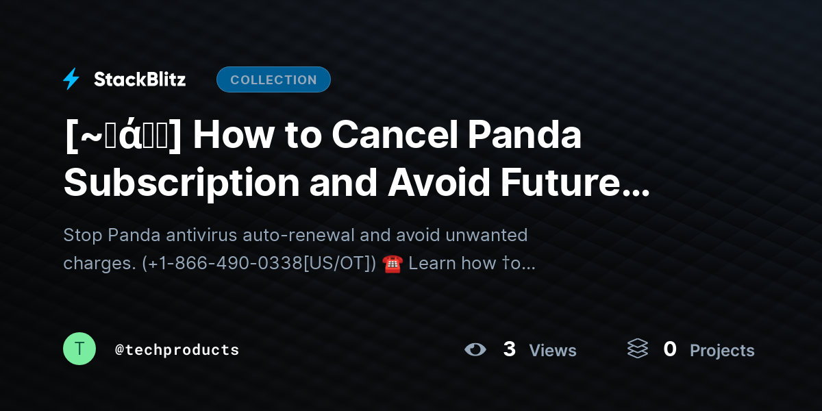 [~𝐅ά𝓠𝕤] How to Cancel Panda Subscription and Avoid Future Charges (2026 Step-by-Step Guide) by techproducts