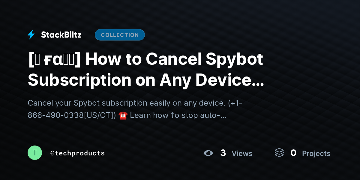 [♜ ғα𝐐𝐒] How to Cancel Spybot Subscription on Any Device (Step-by-Step 2026 Guide) by techproducts