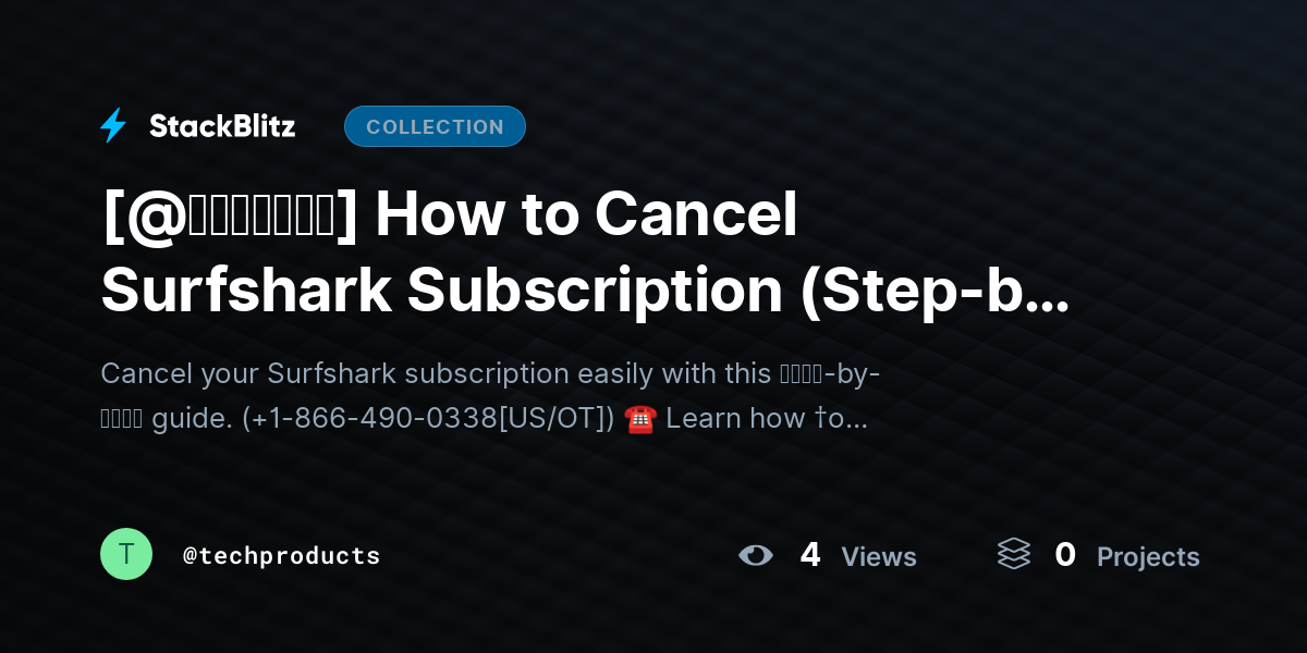 [@𝘶𝘱𝘥𝘢𝘵𝘦𝘥] How to Cancel Surfshark Subscription (Step-by-Step Guide to Stop Auto Renewal) by techproducts