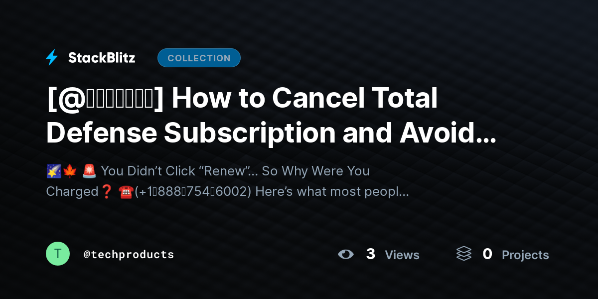 [@𝘶𝘱𝘥𝘢𝘵𝘦𝘥] How to Cancel Total Defense Subscription and Avoid Future Charges (2026 Smart Guide) by techproducts
