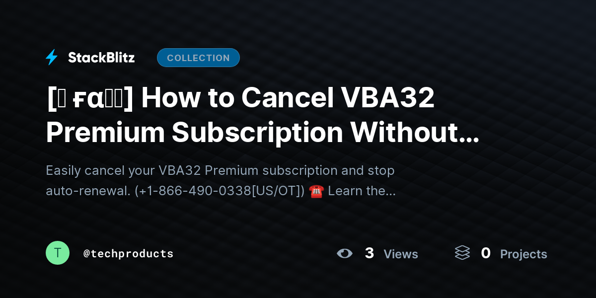 [♜ ғα𝐐𝐒] How to Cancel VBA32 Premium Subscription Without Confusion (Step-by-Step Guide) by techproducts