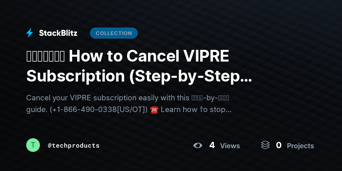 ᵘᵖᵈᵃᵗᵉᵈ How to Cancel VIPRE Subscription (Step-by-Step Guide for All Devices) by techproducts