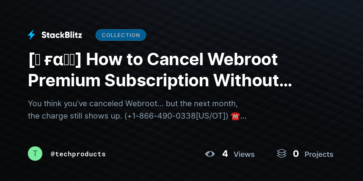 [♜ ғα𝐐𝐒] How to Cancel Webroot Premium Subscription Without Confusion (2026 Clear Guide) by techproducts