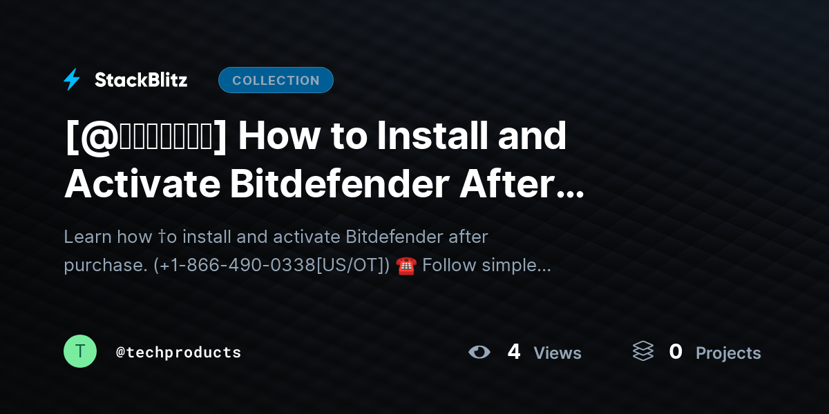 [@𝘶𝘱𝘥𝘢𝘵𝘦𝘥] How to Install and Activate Bitdefender After Purchase (2026 Guide) by techproducts