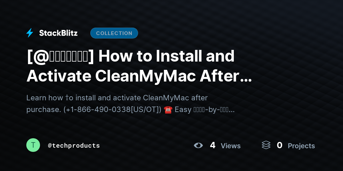 [@𝘶𝘱𝘥𝘢𝘵𝘦𝘥] How to Install and Activate CleanMyMac After Purchase (2026 Step-by-Step Guide) by techproducts
