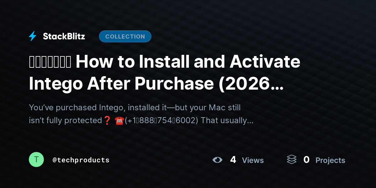 ᵘᵖᵈᵃᵗᵉᵈ How to Install and Activate Intego After Purchase (2026 Complete Setup Guide) by techproducts