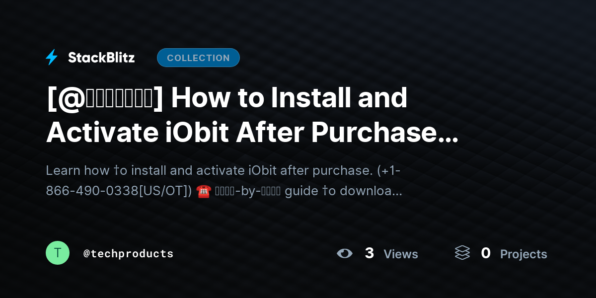 [@𝘶𝘱𝘥𝘢𝘵𝘦𝘥] How to Install and Activate iObit After Purchase (Complete 2026 Guide) by techproducts