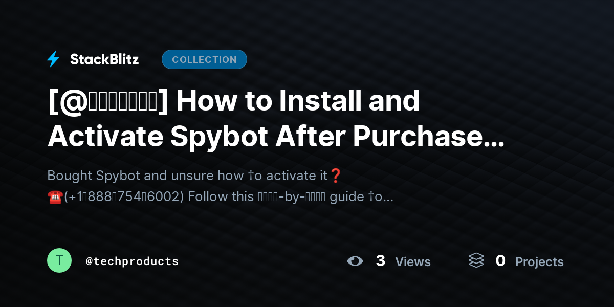 [@𝘶𝘱𝘥𝘢𝘵𝘦𝘥] How to Install and Activate Spybot After Purchase (Complete Setup & License Guide) by techproducts