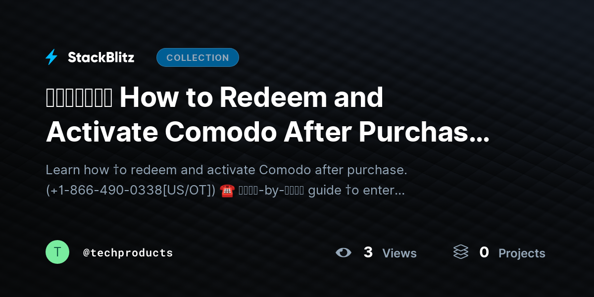 ᵘᵖᵈᵃᵗᵉᵈ How to Redeem and Activate Comodo After Purchase (Step-by-Step Guide) by techproducts