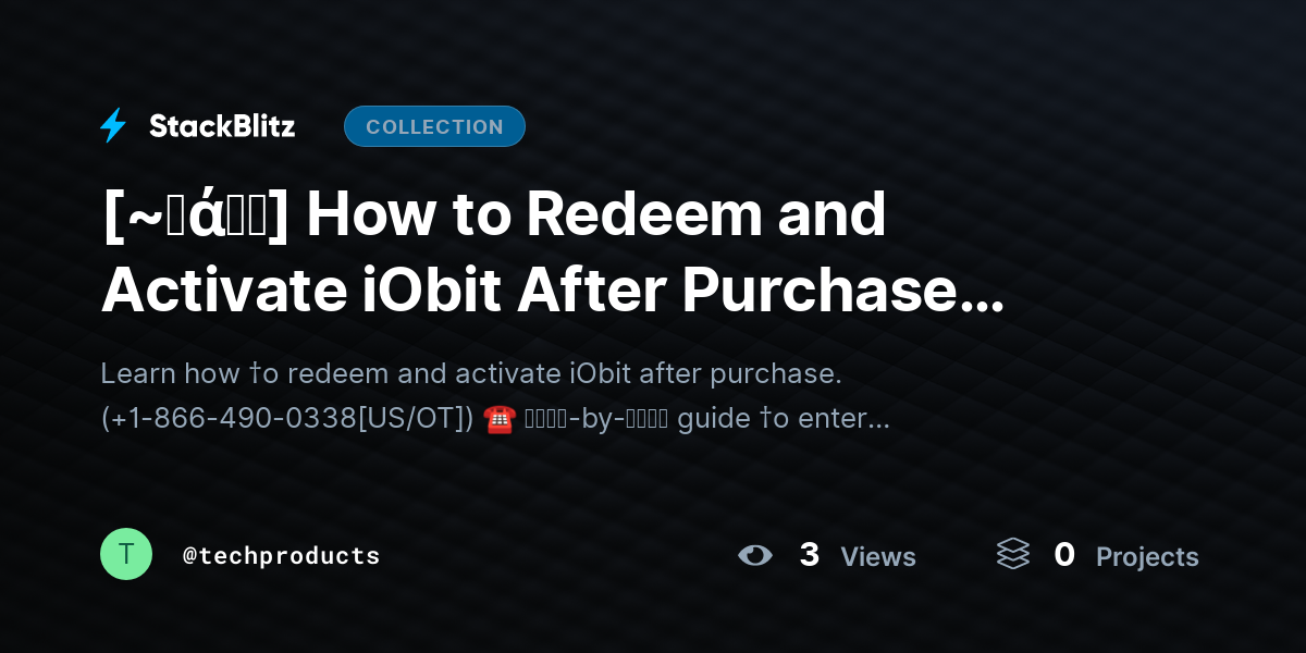 [~𝐅ά𝓠𝕤] How to Redeem and Activate iObit After Purchase (Complete Setup Guide) by techproducts