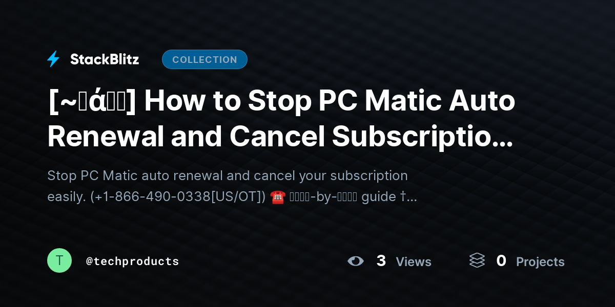 [~𝐅ά𝓠𝕤] How to Stop PC Matic Auto Renewal and Cancel Subscription (2026 Easy Guide) by techproducts