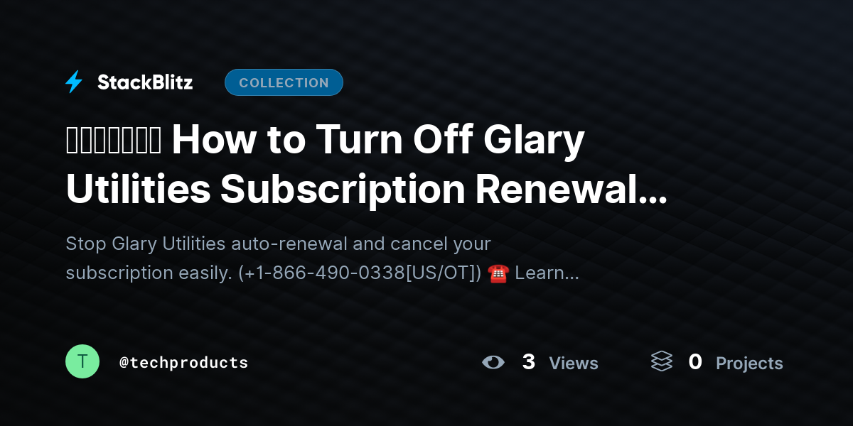 ᵘᵖᵈᵃᵗᵉᵈ How to Turn Off Glary Utilities Subscription Renewal and Cancel It (2026 Step-by-Step Guide) by techproducts