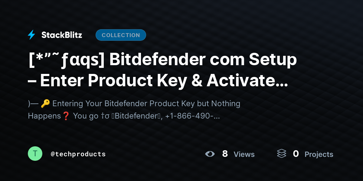 [*”˜ƒαqѕ] Bitdefender com Setup – Enter Product Key & Activate Antivirus (2026 Complete Guide) by techproducts