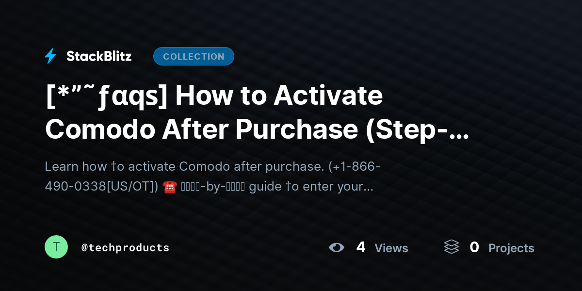 [*”˜ƒαqѕ] How to Activate Comodo After Purchase (Step-by-Step Guide) by techproducts