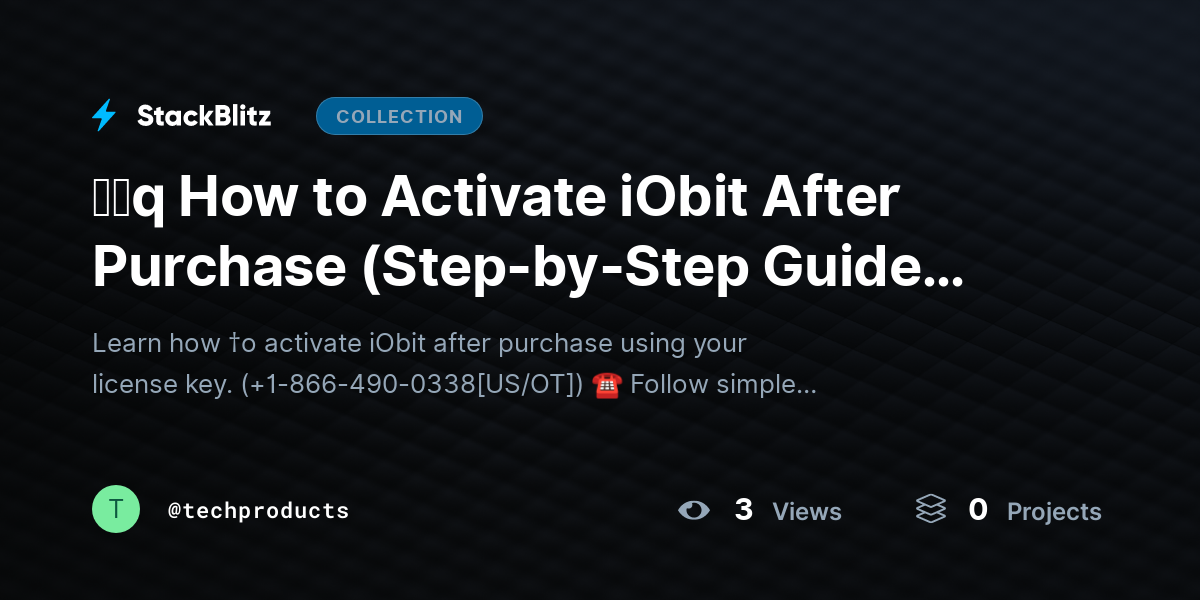 ᶠᵃq How to Activate iObit After Purchase (Step-by-Step Guide for 2026) by techproducts