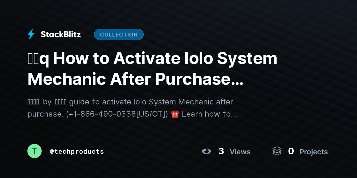 ᶠᵃq How to Activate Iolo System Mechanic After Purchase (Complete 2026 Setup Walkthrough) by techproducts