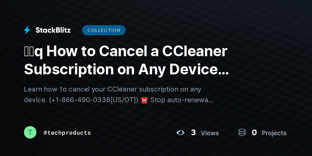 ᶠᵃq How to Cancel a CCleaner Subscription on Any Device (Step-by-Step Guide) by techproducts