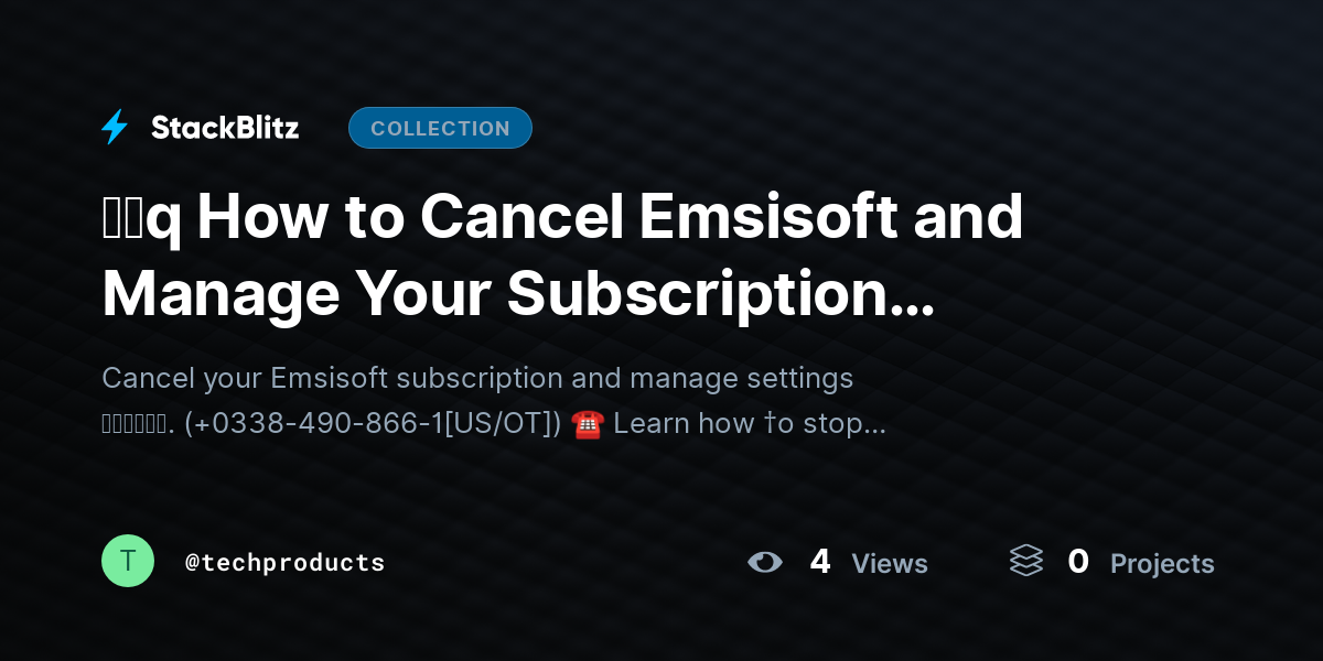 ᶠᵃq How to Cancel Emsisoft and Manage Your Subscription Settings (2026 Complete Guide) by techproducts
