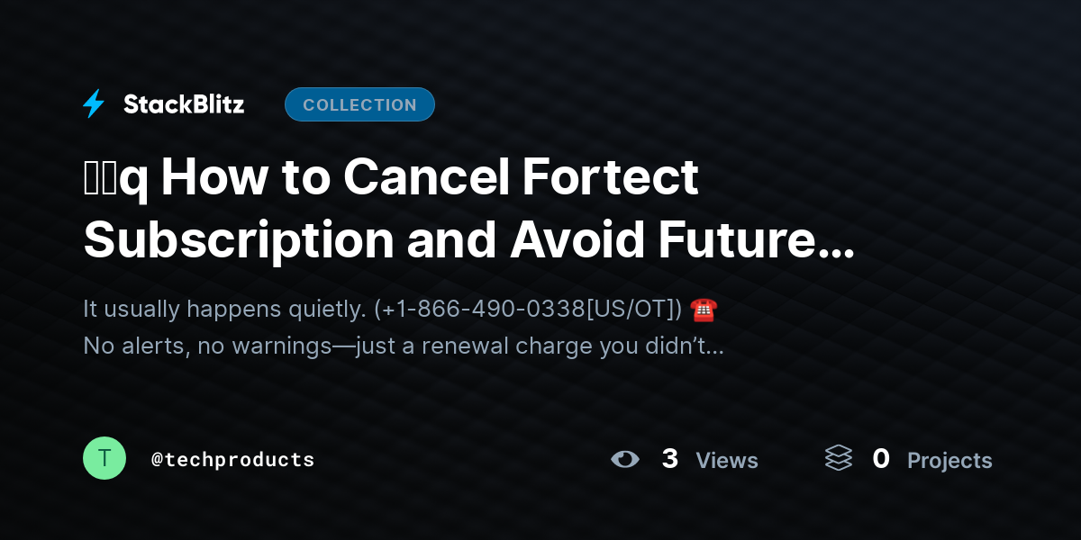 ᶠᵃq How to Cancel Fortect Subscription and Avoid Future Charges (2026 Guide) by techproducts