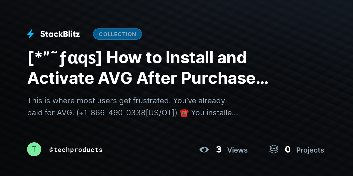 [*”˜ƒαqѕ] How to Install and Activate AVG After Purchase (Complete 2026 Guide) by techproducts