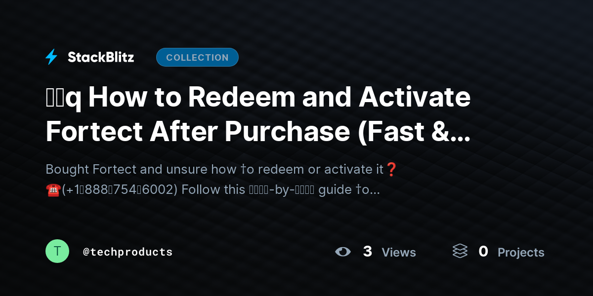 ᶠᵃq How to Redeem and Activate Fortect After Purchase (Fast & Easy Setup Guide) by techproducts