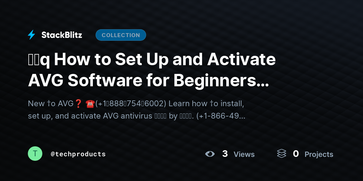 ᶠᵃq How to Set Up and Activate AVG Software for Beginners (Complete Step-by-Step Guide) by techproducts