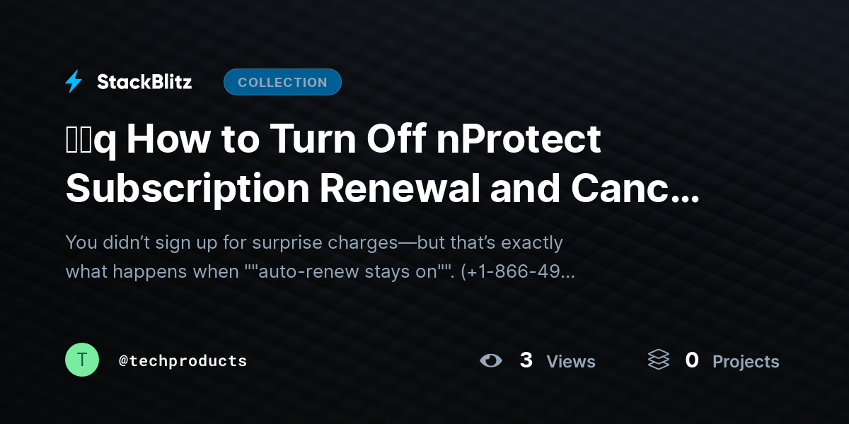 ᶠᵃq How to Turn Off nProtect Subscription Renewal and Cancel It (2026 Complete Guide) by techproducts