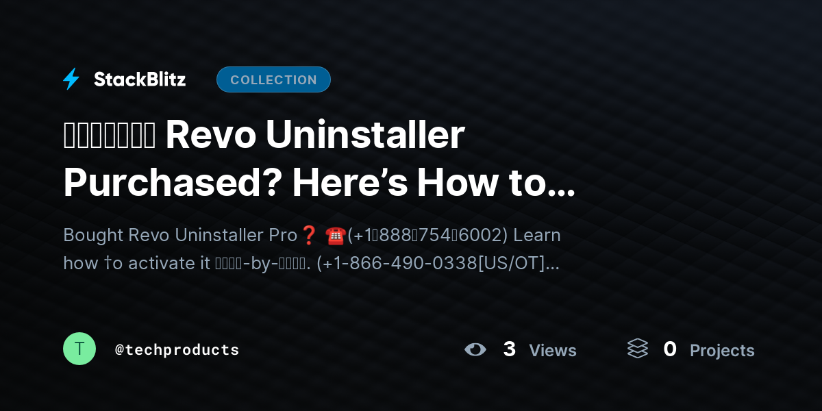 ᵘᵖᵈᵃᵗᵉᵈ Revo Uninstaller Purchased? Here’s How to Activate It (Full License Setup Guide) by techproducts